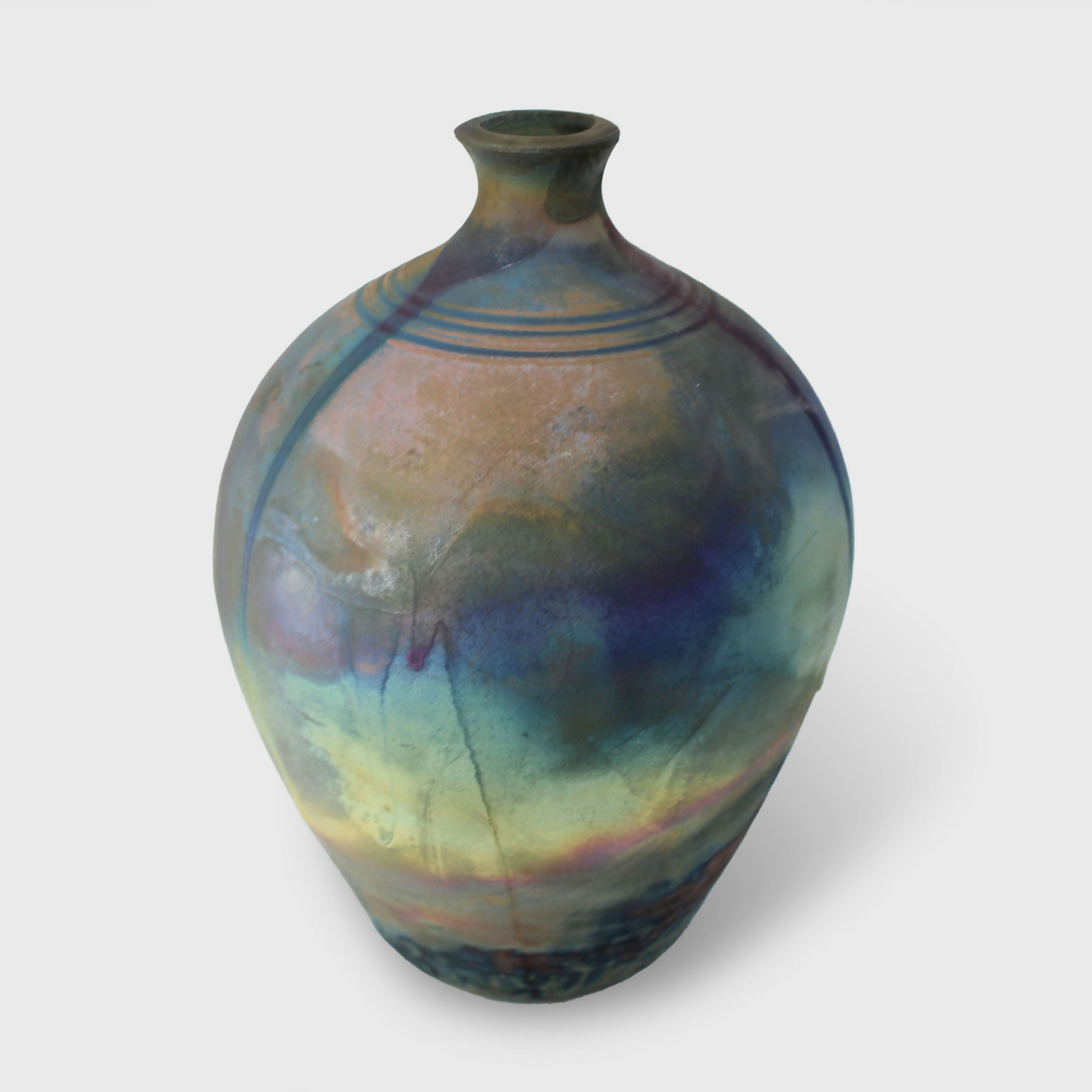 vase_tournee_en_raku_cuivre_matte_aurore_borealis_sara_grace_wevill copie | EMPREINTES Paris