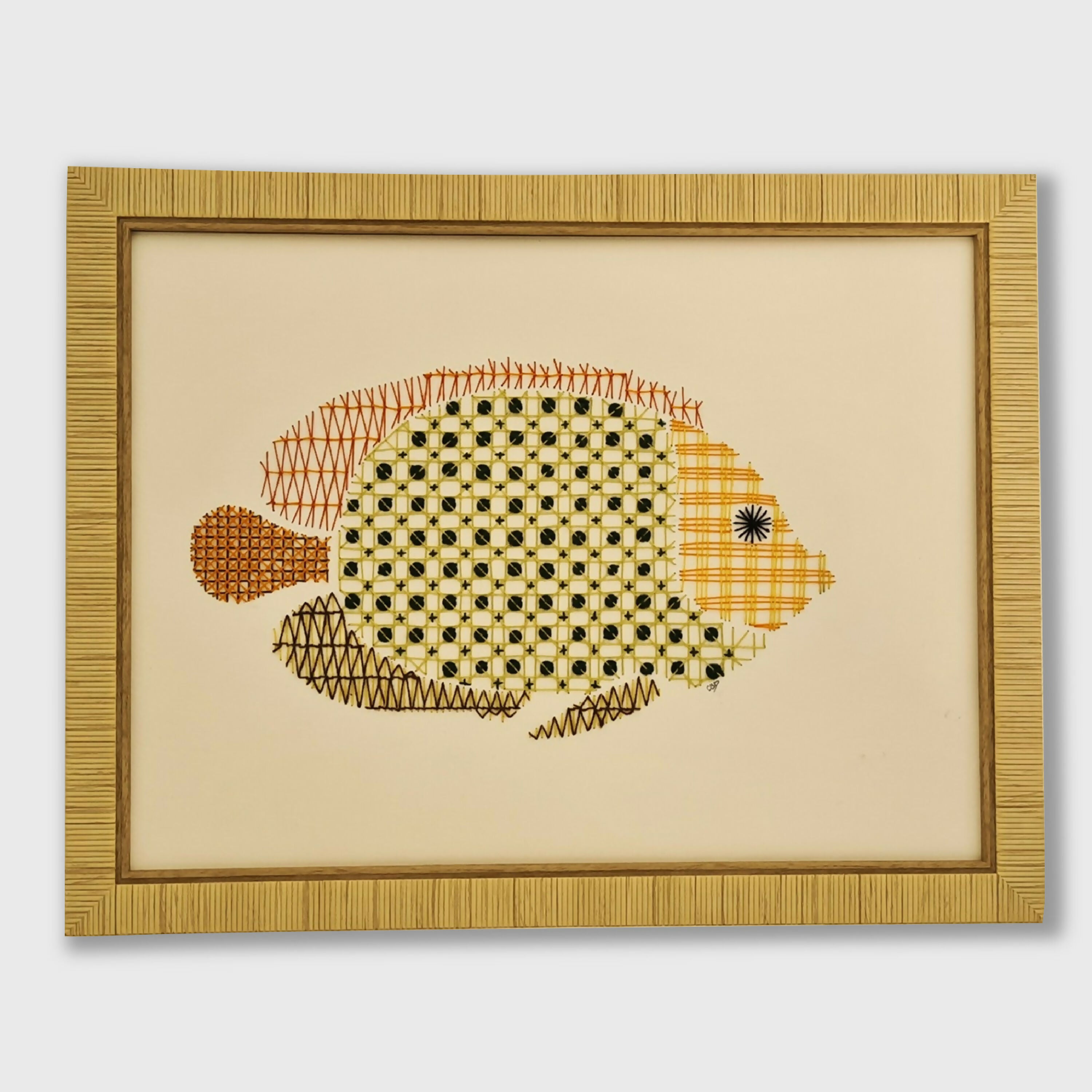 tableau_poisson_paille_carole_bonneau copie | EMPREINTES Paris