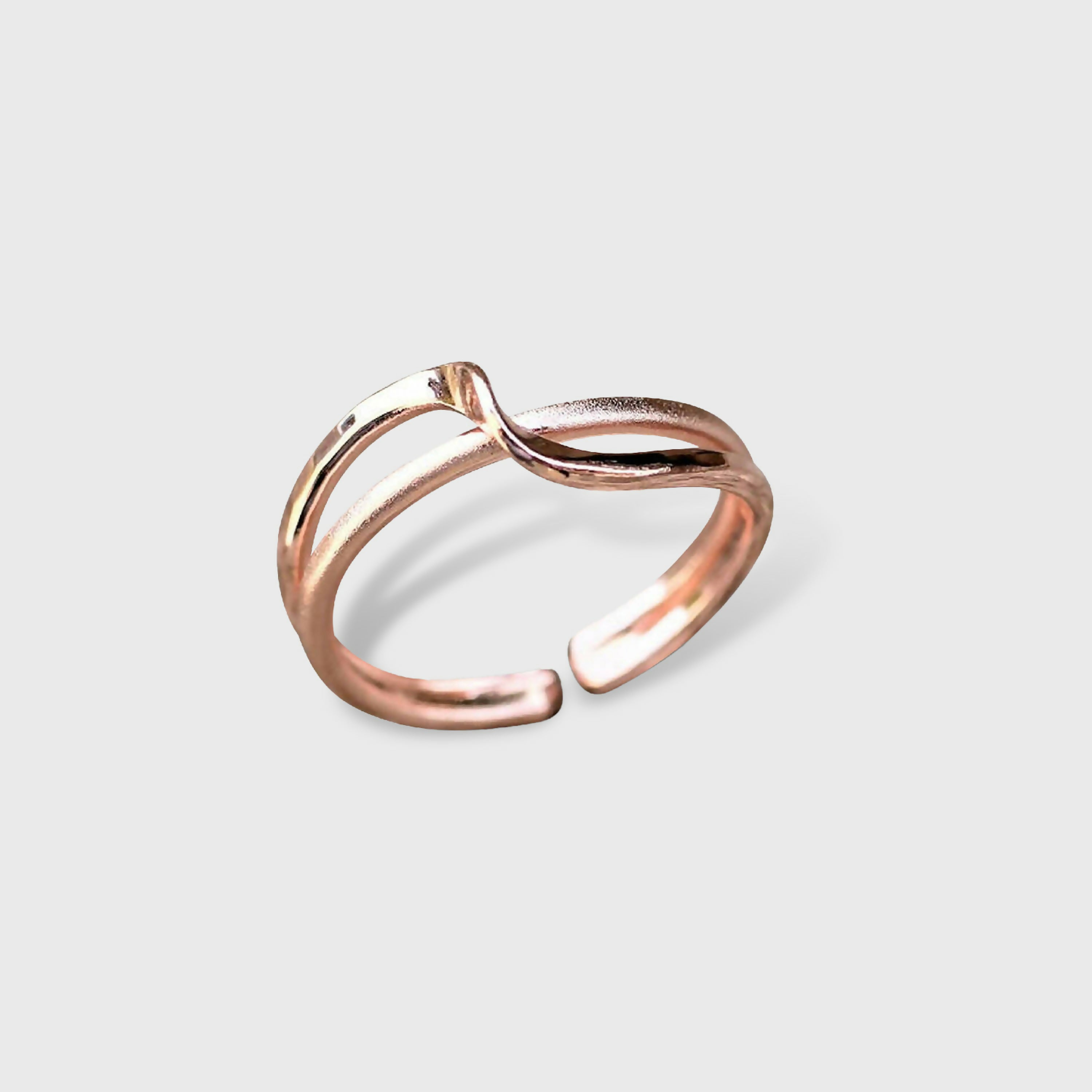 bague_double_lien_damour_plaque_or_rose_goupil_bijoux_dart copie | EMPREINTES Paris