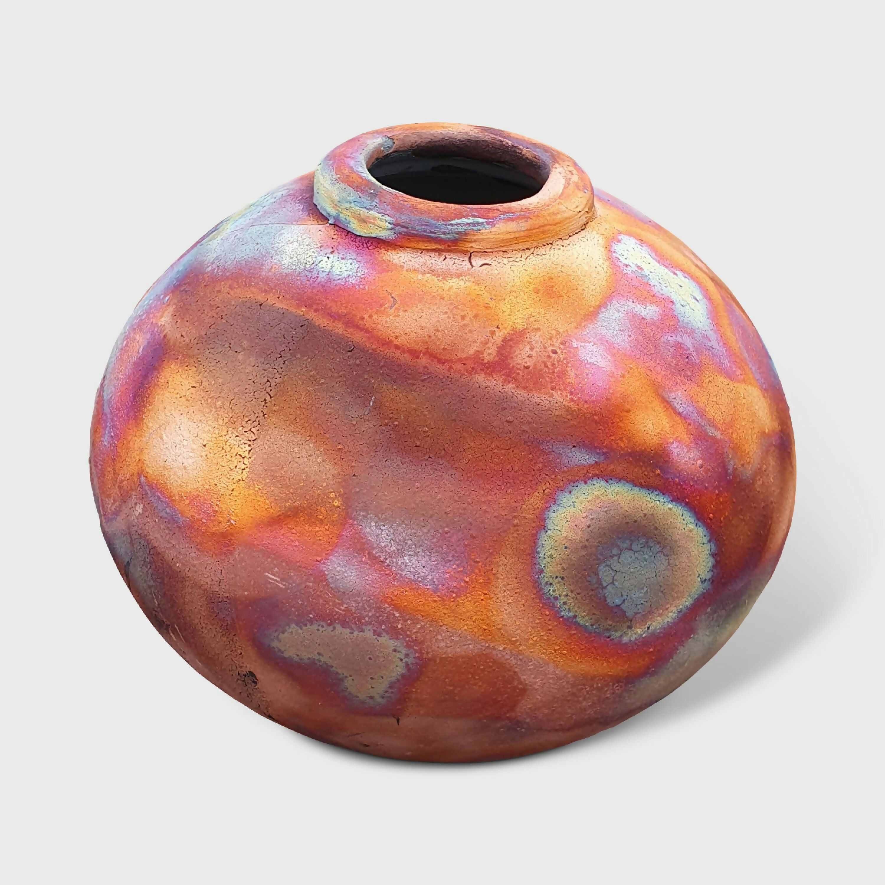 Pot raku cuivre mat SUNSET | EMPREINTES Paris