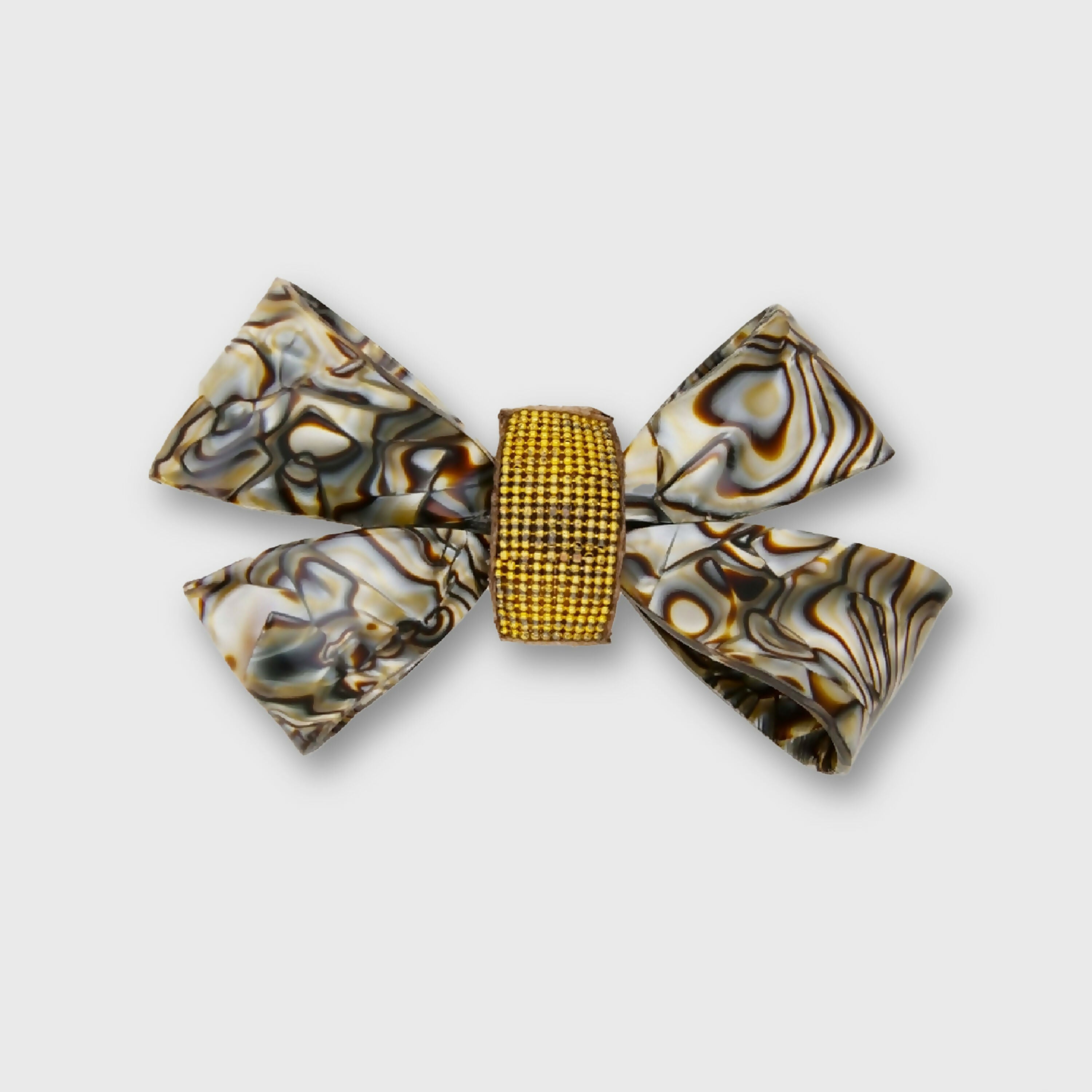 Grande broche James écaille grise | EMPREINTES Paris