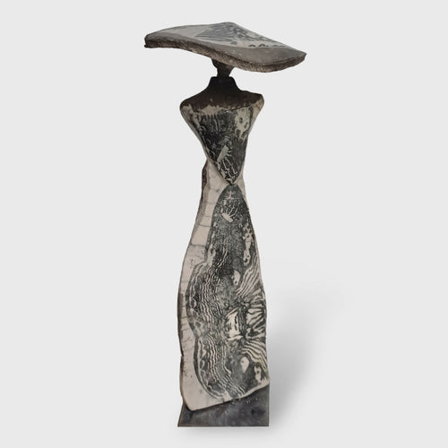 Sculpture raku tatouage papillon | EMPREINTES Paris - EMPREINTES Paris