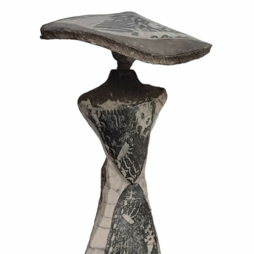 Sculpture raku tatouage papillon | EMPREINTES Paris - EMPREINTES Paris