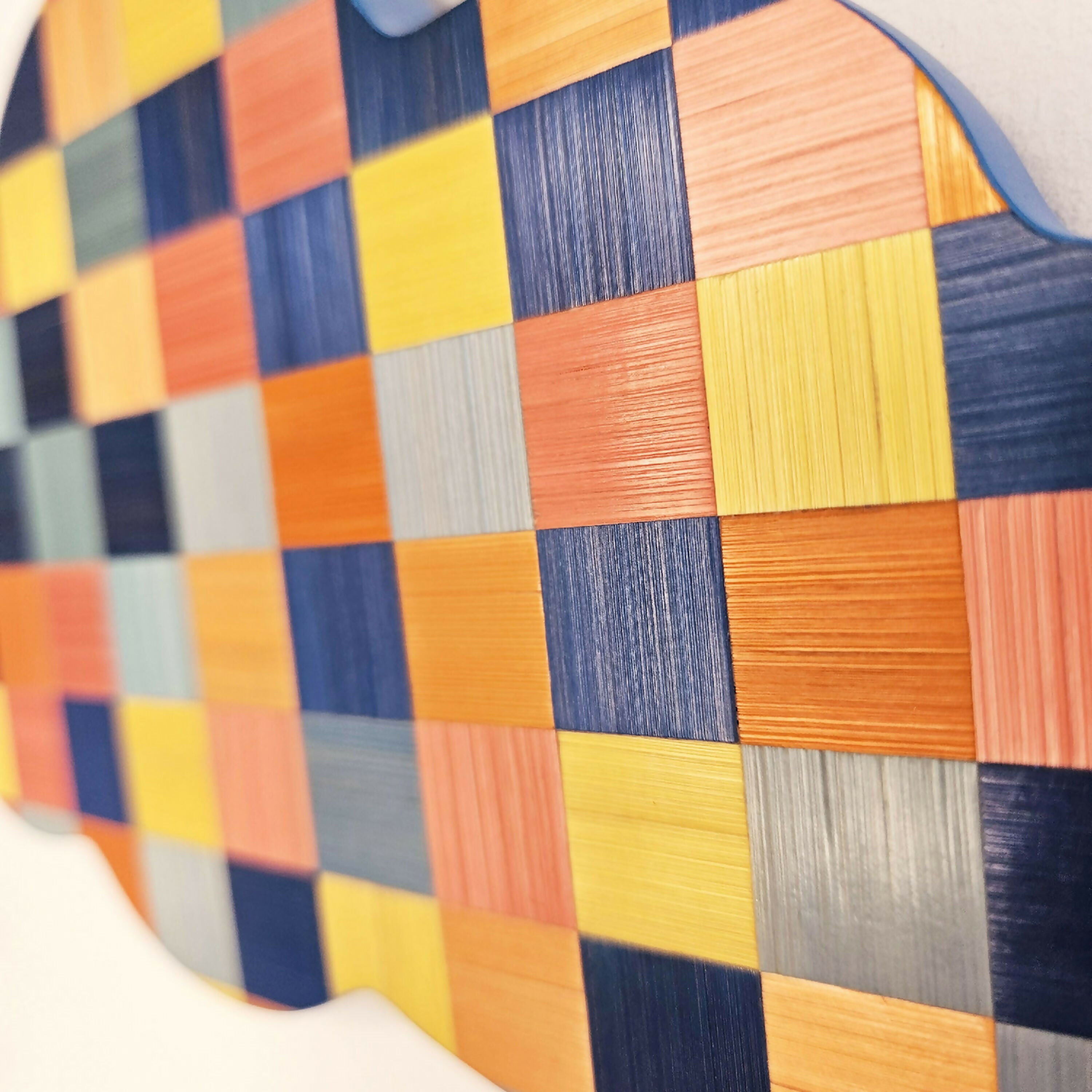 serie_pop_nuage_damiers_bleus_oranges_hop_studio copie | EMPREINTES Paris