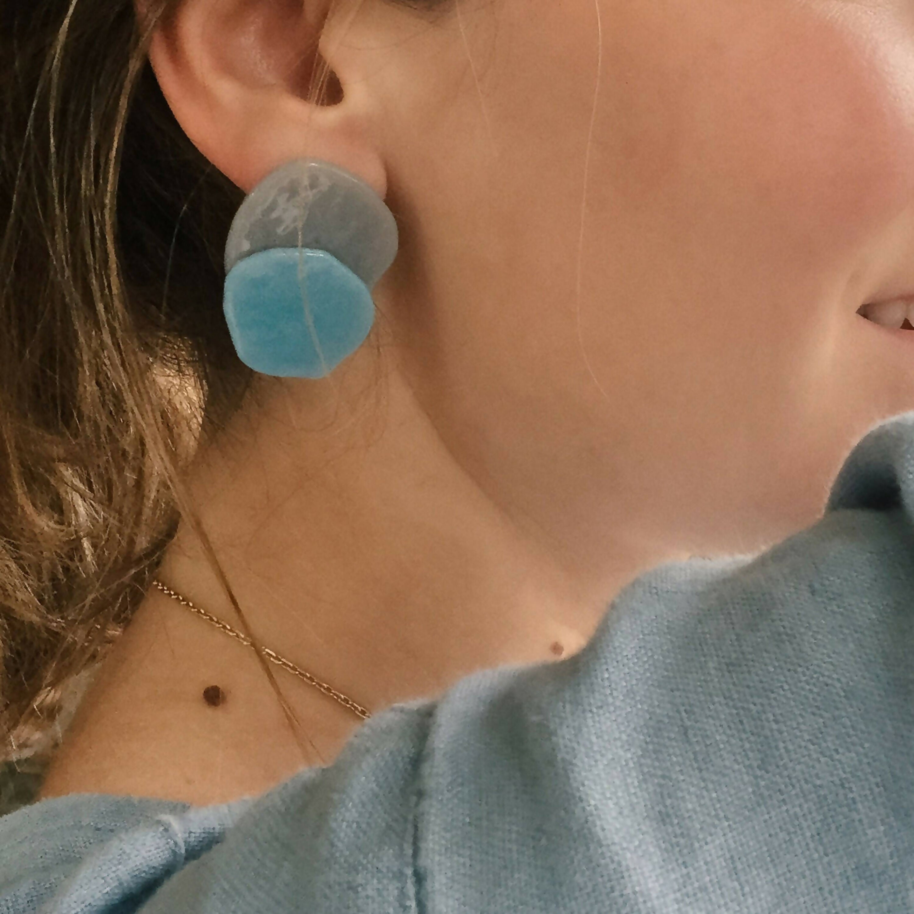 Boucles RICOCHET brun ocre | EMPREINTES Paris