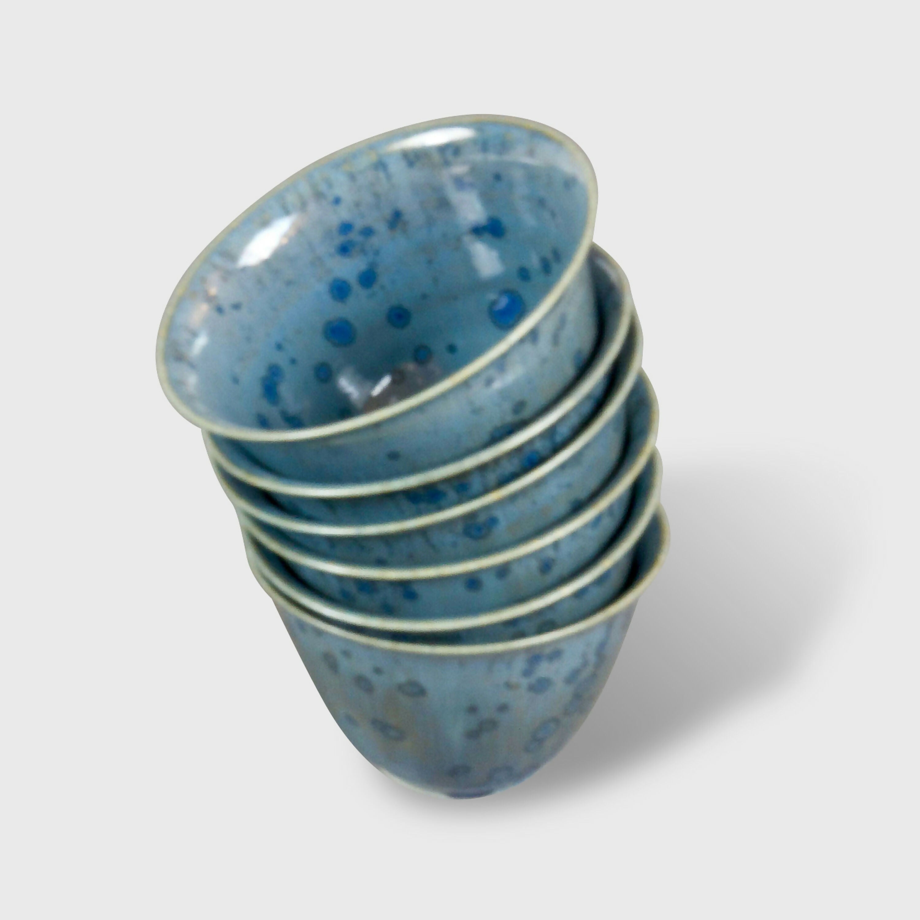 set_de_12_tasses_a_expressos_avec_emaux_de_cristallisation_ceramiques_atelier_ma copie | EMPREINTES Paris