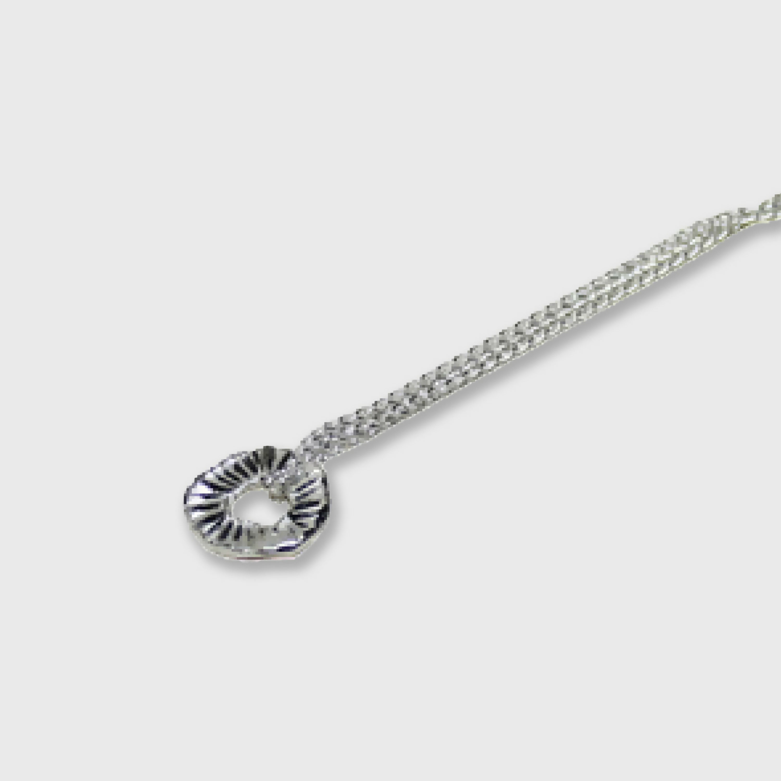 Collier minimaliste en argent massif, motif rondin de bois | EMPREINTES Paris