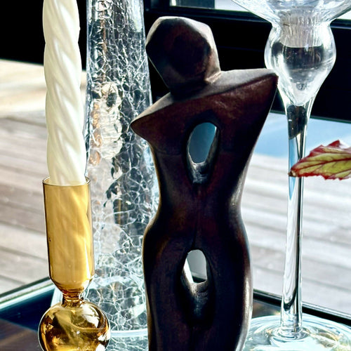 Figurine 15 en pierre calcaire de l'île de Ré, patiné bronze cuivré | EMPREINTES Paris - EMPREINTES Paris