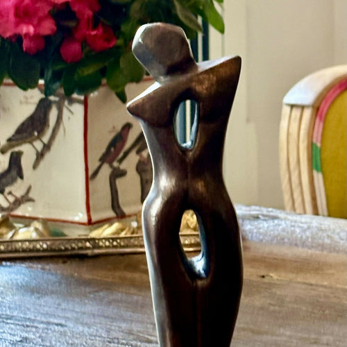 Figurine 15 en pierre calcaire de l'île de Ré, patiné bronze cuivré | EMPREINTES Paris - EMPREINTES Paris