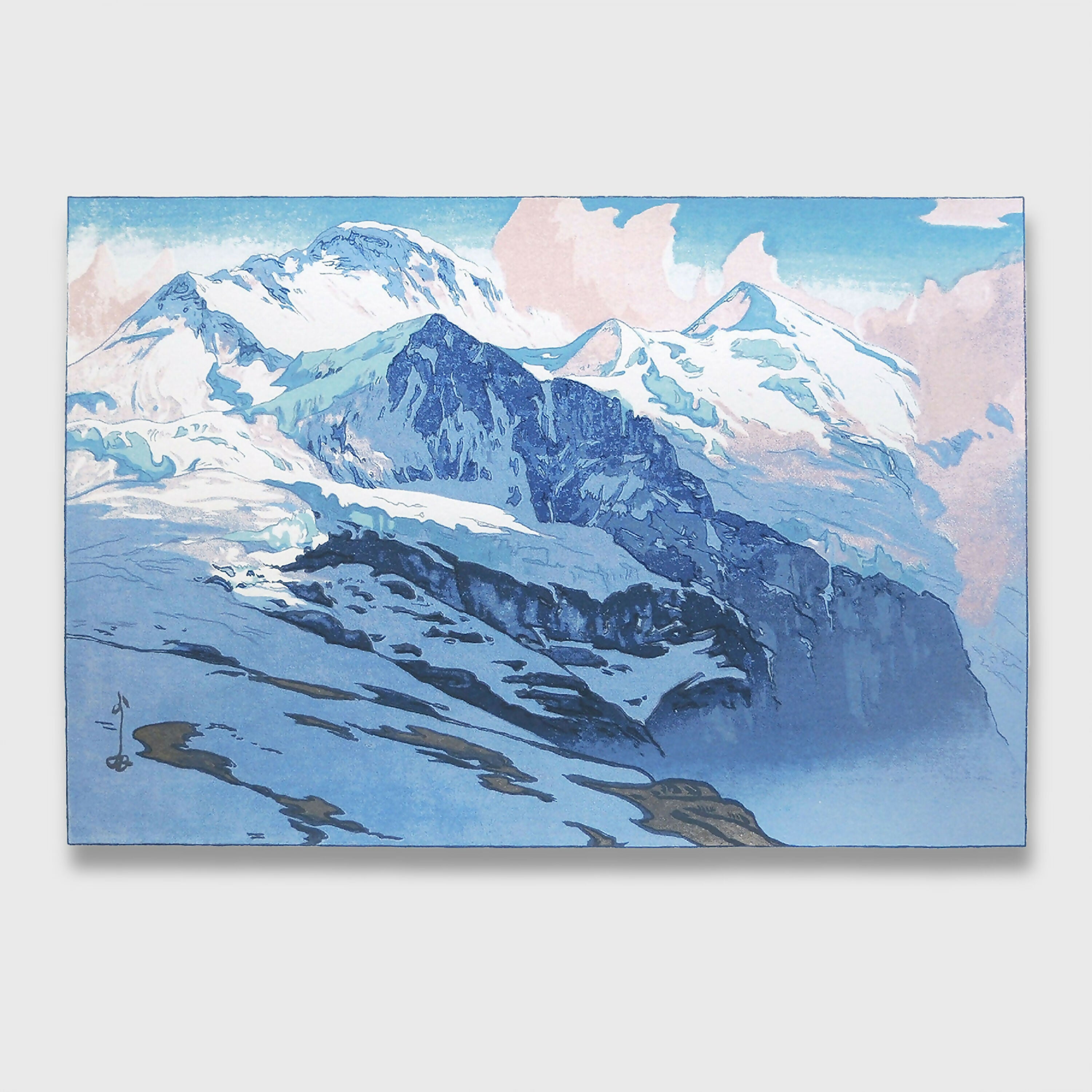 hiroshi_yoshida_la_jungfrau_serigraphie_le_trou_de_la_serrure copie | EMPREINTES Paris