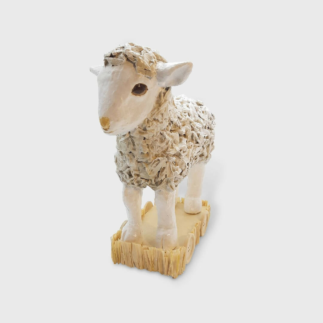 Sculpture en papier : Woolie le Mouton | EMPREINTES Paris