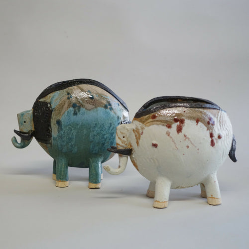 Vase éléphant bleu | EMPREINTES Paris - EMPREINTES Paris