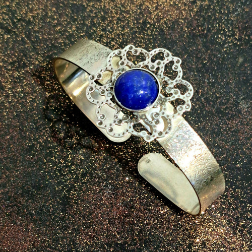 Bracelet argent lapis lazuli | EMPREINTES Paris - EMPREINTES Paris