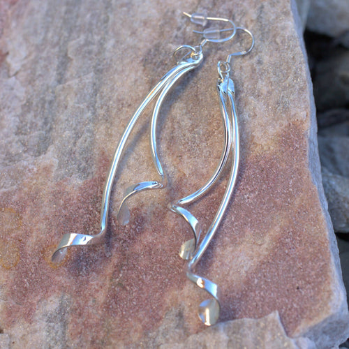 Boucles d'oreilles argent Harmoniosa | EMPREINTES Paris - EMPREINTES Paris
