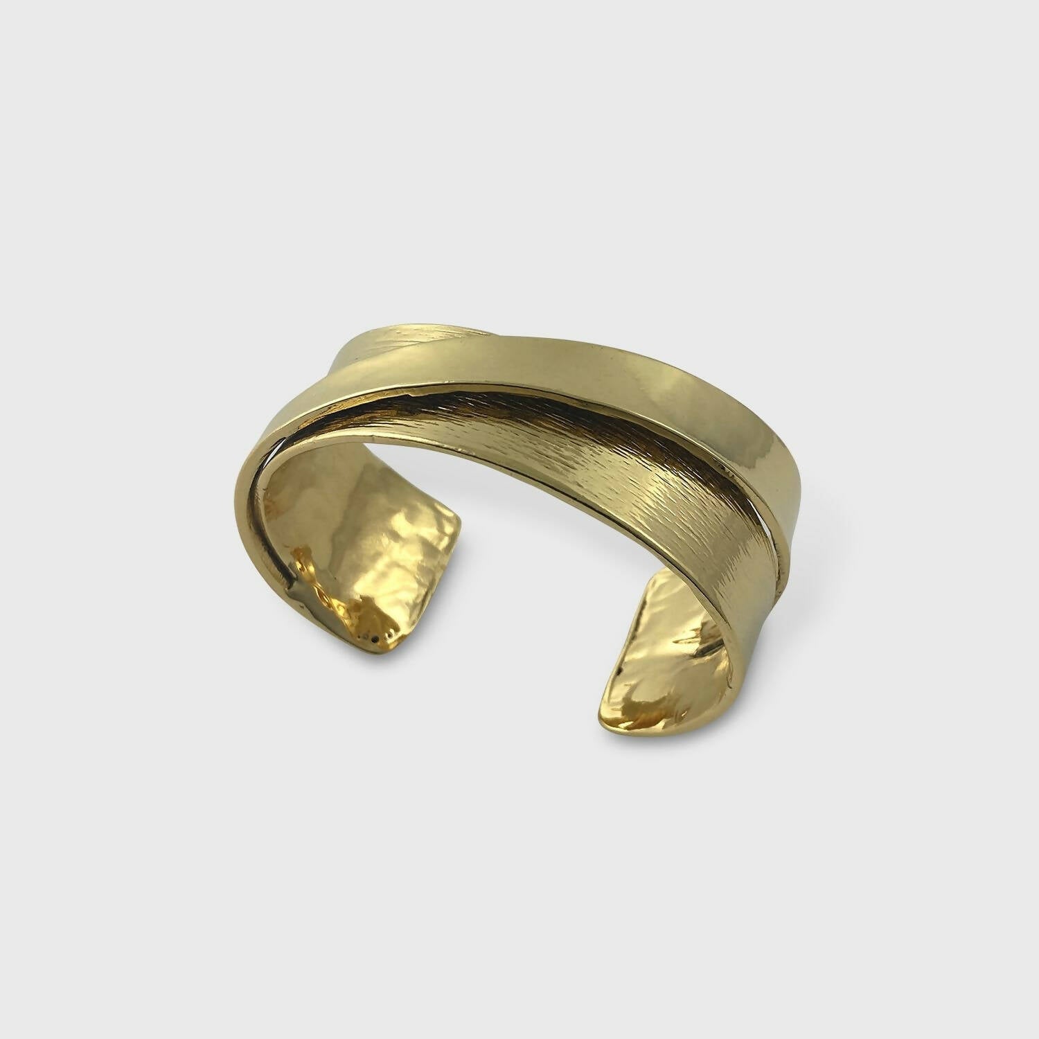 Bracelet en étain doré 3 | EMPREINTES Paris