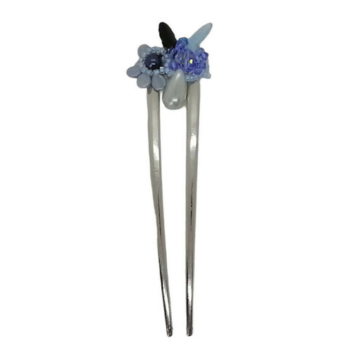 Epingle à chignon Bouquet bleu | EMPREINTES Paris - EMPREINTES Paris