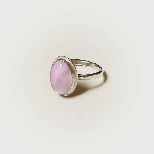 Bague Argent GLAIA avec Améthyste. | EMPREINTES Paris - EMPREINTES Paris