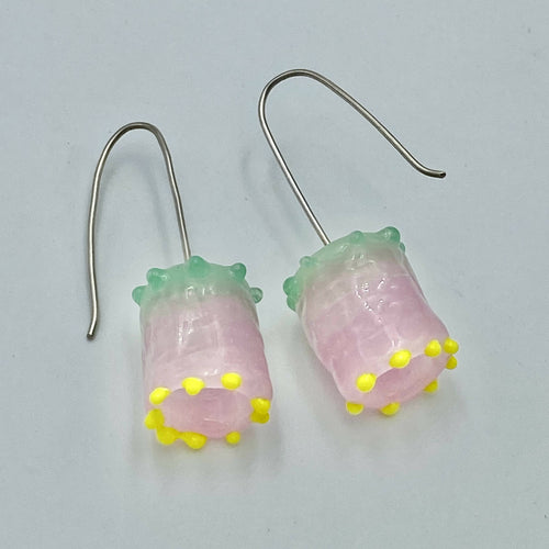 Boucles d'oreilles Corolles roses | EMPREINTES Paris - EMPREINTES Paris