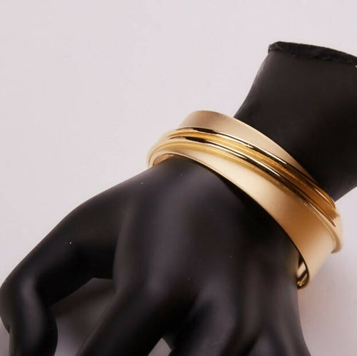 Bracelet LIGNE PURE plaqué or. | EMPREINTES Paris - EMPREINTES Paris