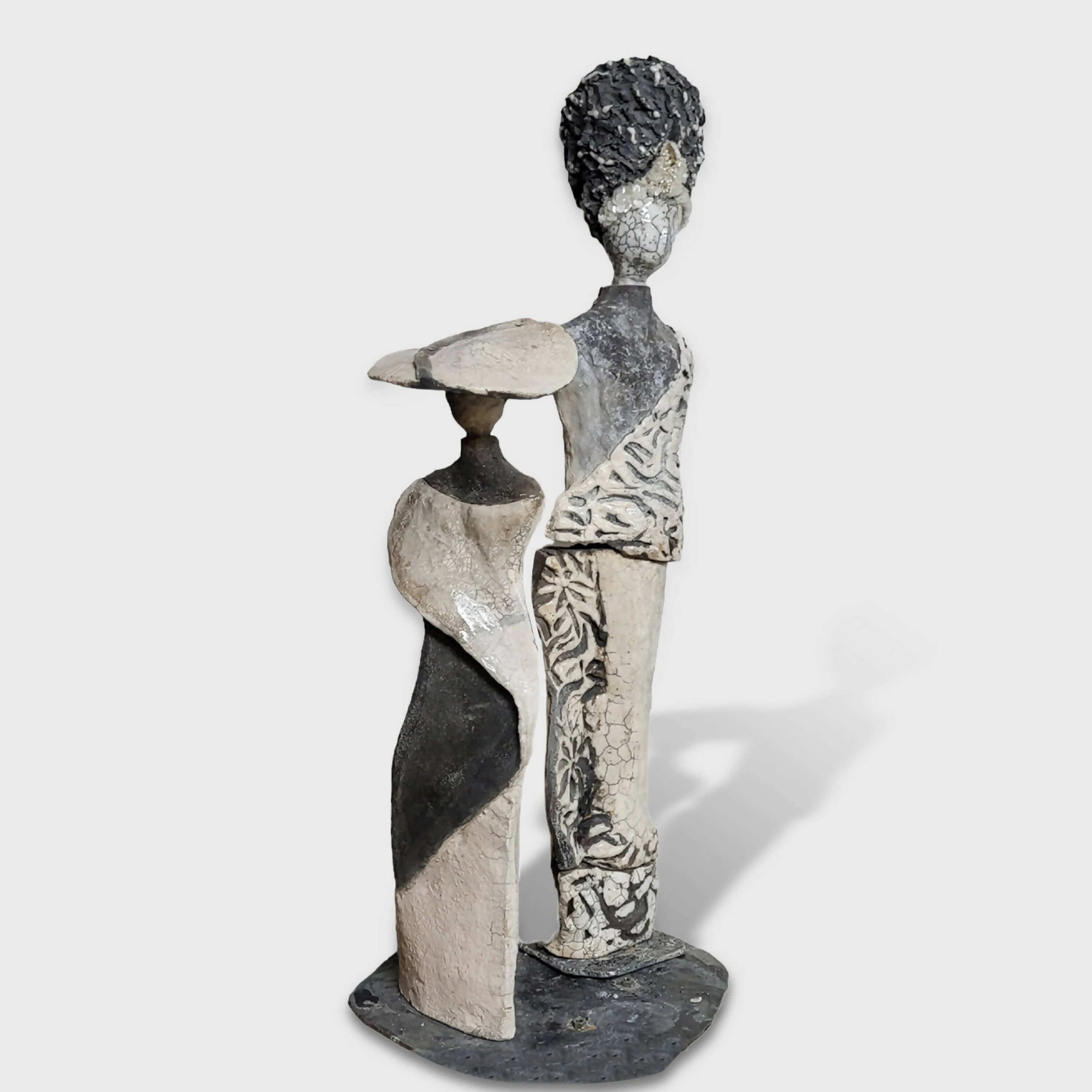 Sculpture raku Duette | EMPREINTES Paris | EMPREINTES Paris