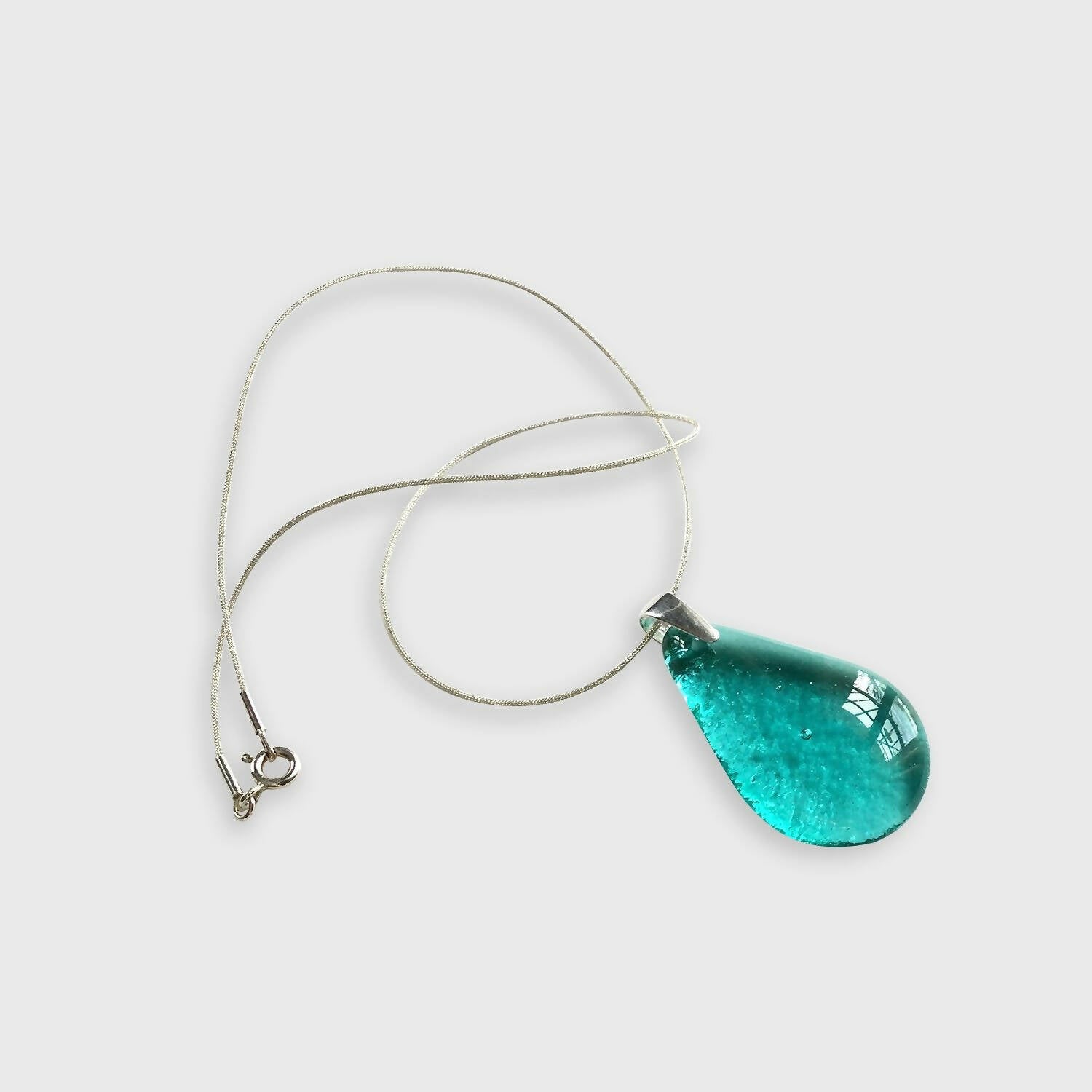 Pendentif GOUTTE vert d