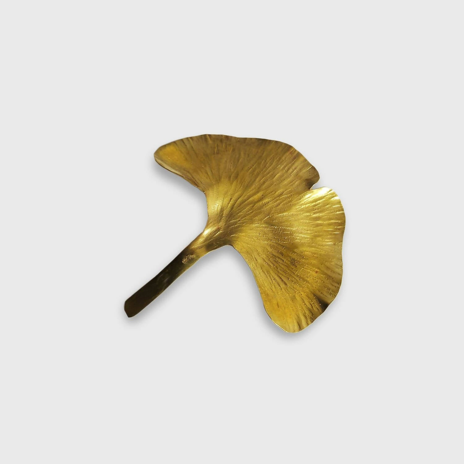 Broche Ginkgo Biloba laiton | EMPREINTES Paris