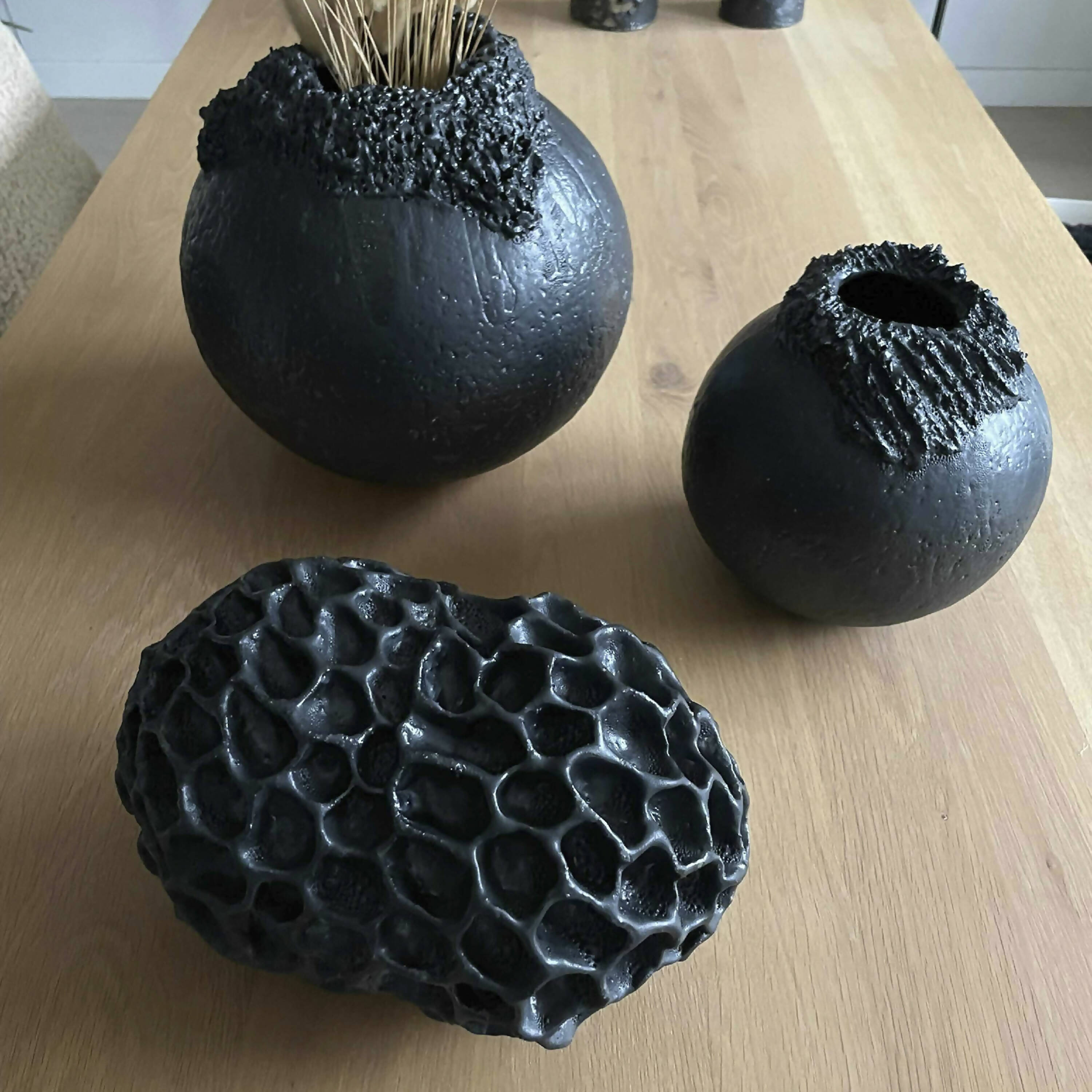 Pot sculpture Black Land | EMPREINTES Paris | EMPREINTES Paris