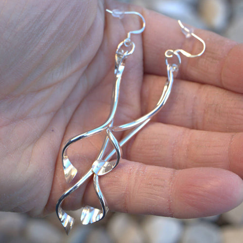 Boucles d'oreilles argent Harmoniosa | EMPREINTES Paris - EMPREINTES Paris