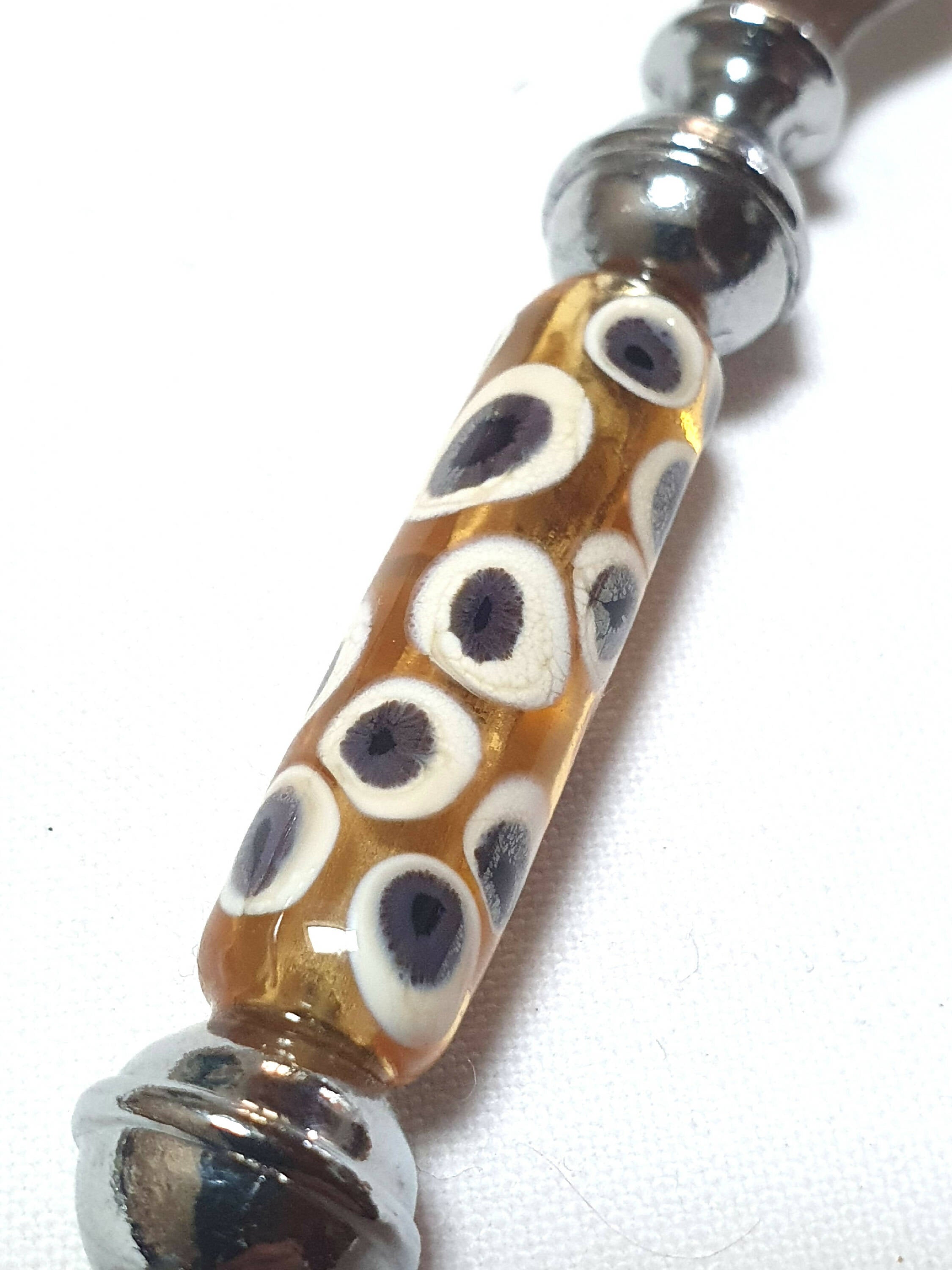 Couteau à fromage topaze, ivoire et prune | EMPREINTES Paris