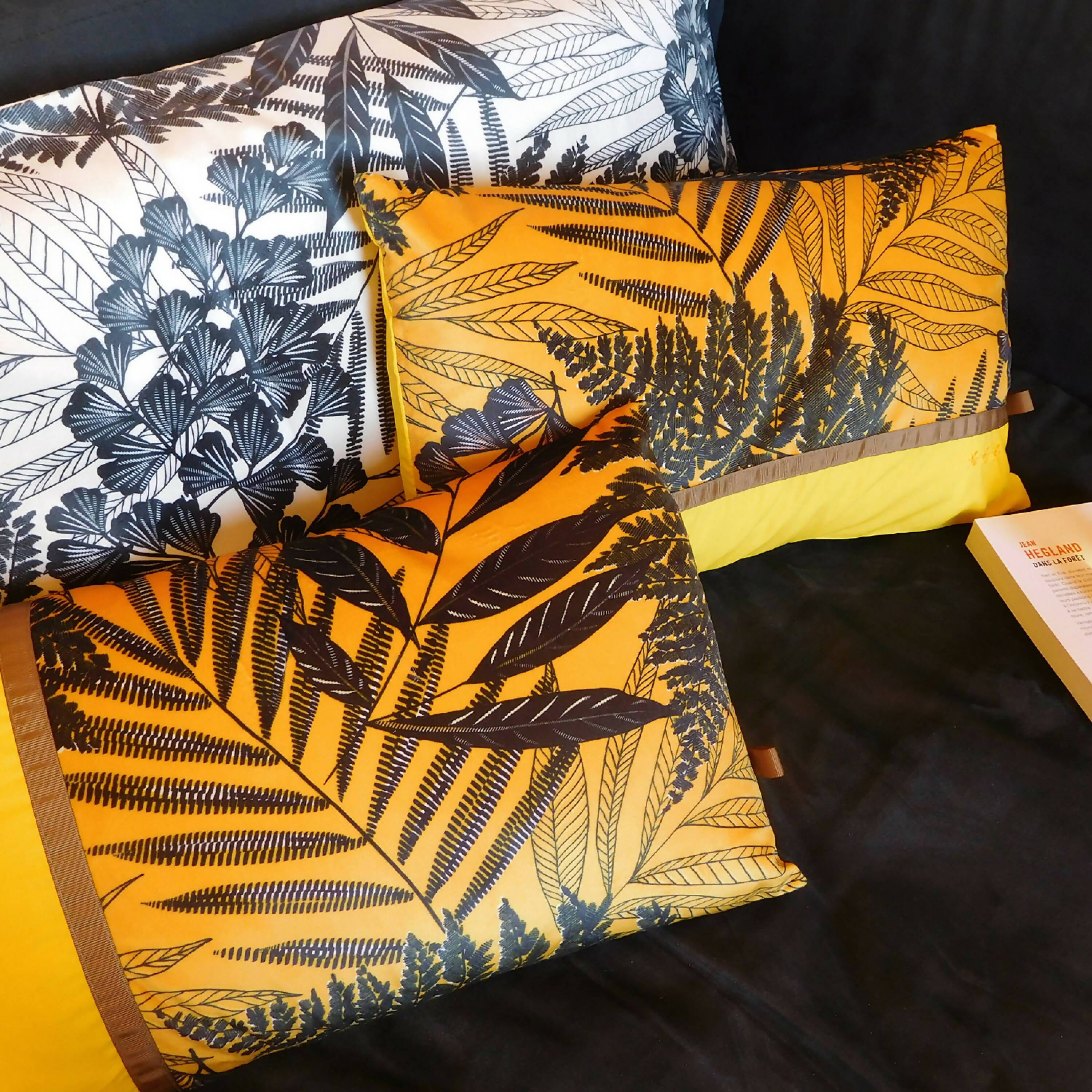 Coussin Fougère petit rectangle horizontal | EMPREINTES Paris
