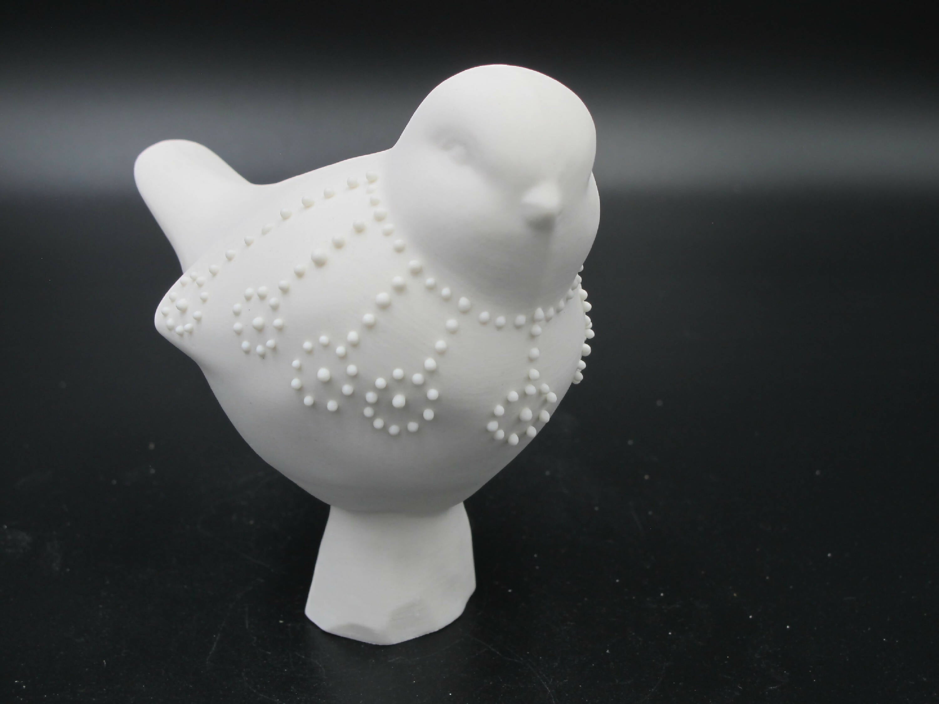 Petit oiseau porcelaine, motif picots 5 | EMPREINTES Paris | EMPREINTES Paris