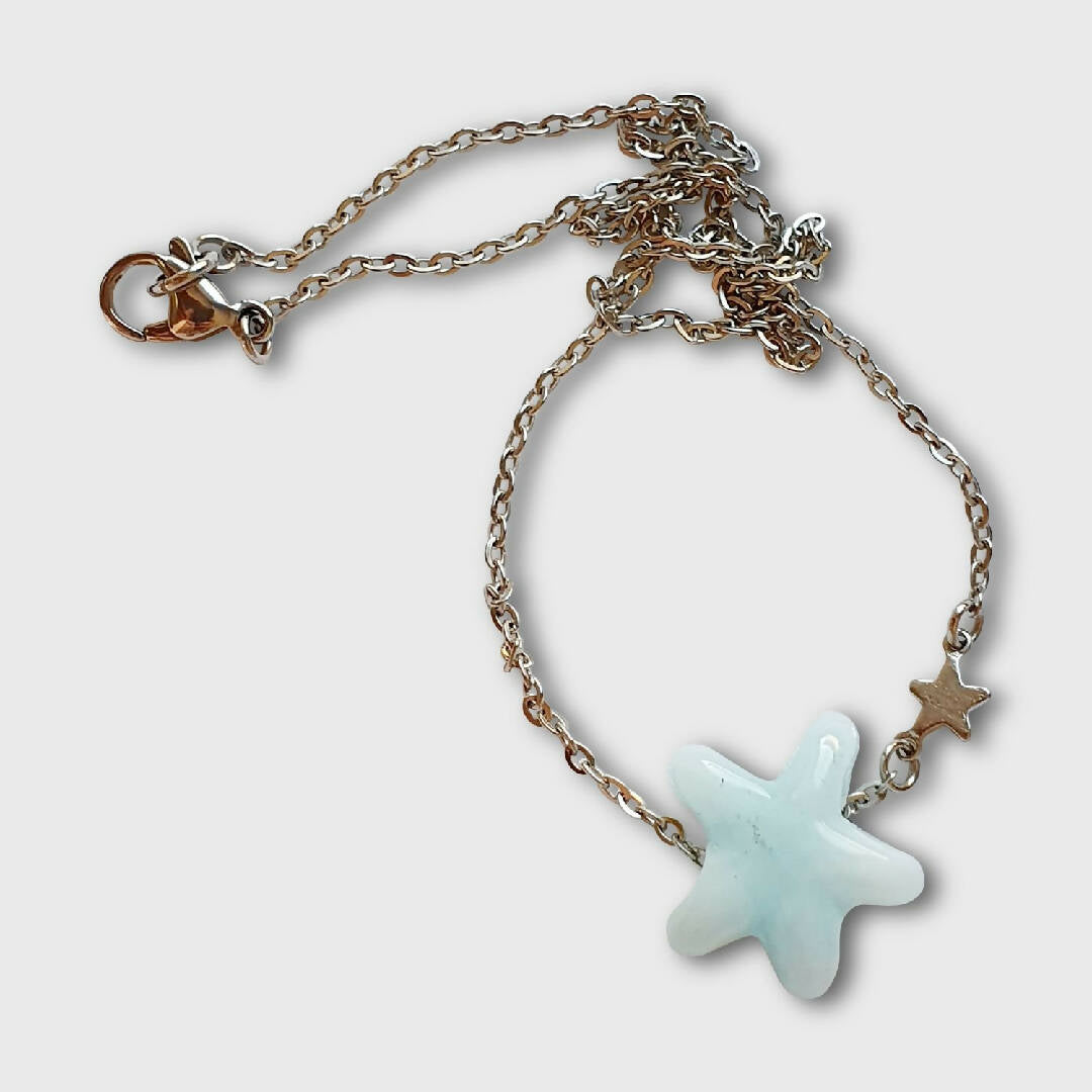 Collier étoile bleu opalescent | EMPREINTES Paris