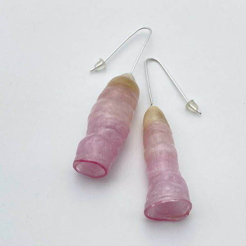 Boucles d'oreilles Sucre d'orge rose | EMPREINTES Paris - EMPREINTES Paris