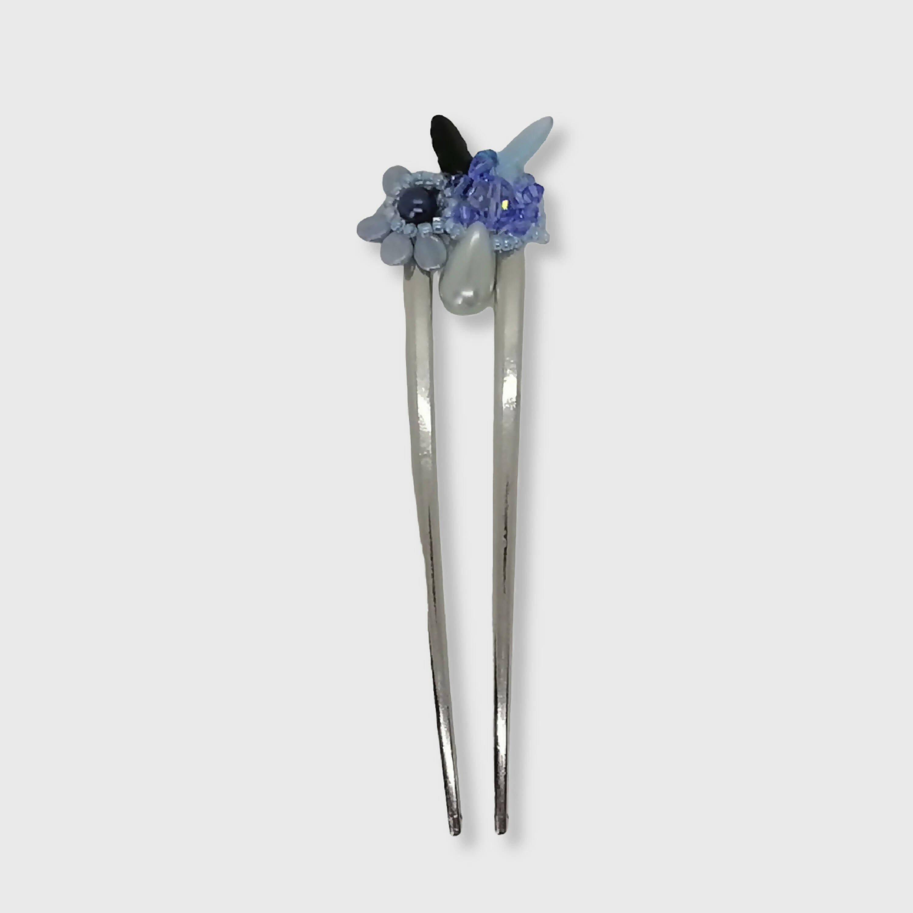 Epingle à chignon Bouquet bleu | EMPREINTES Paris