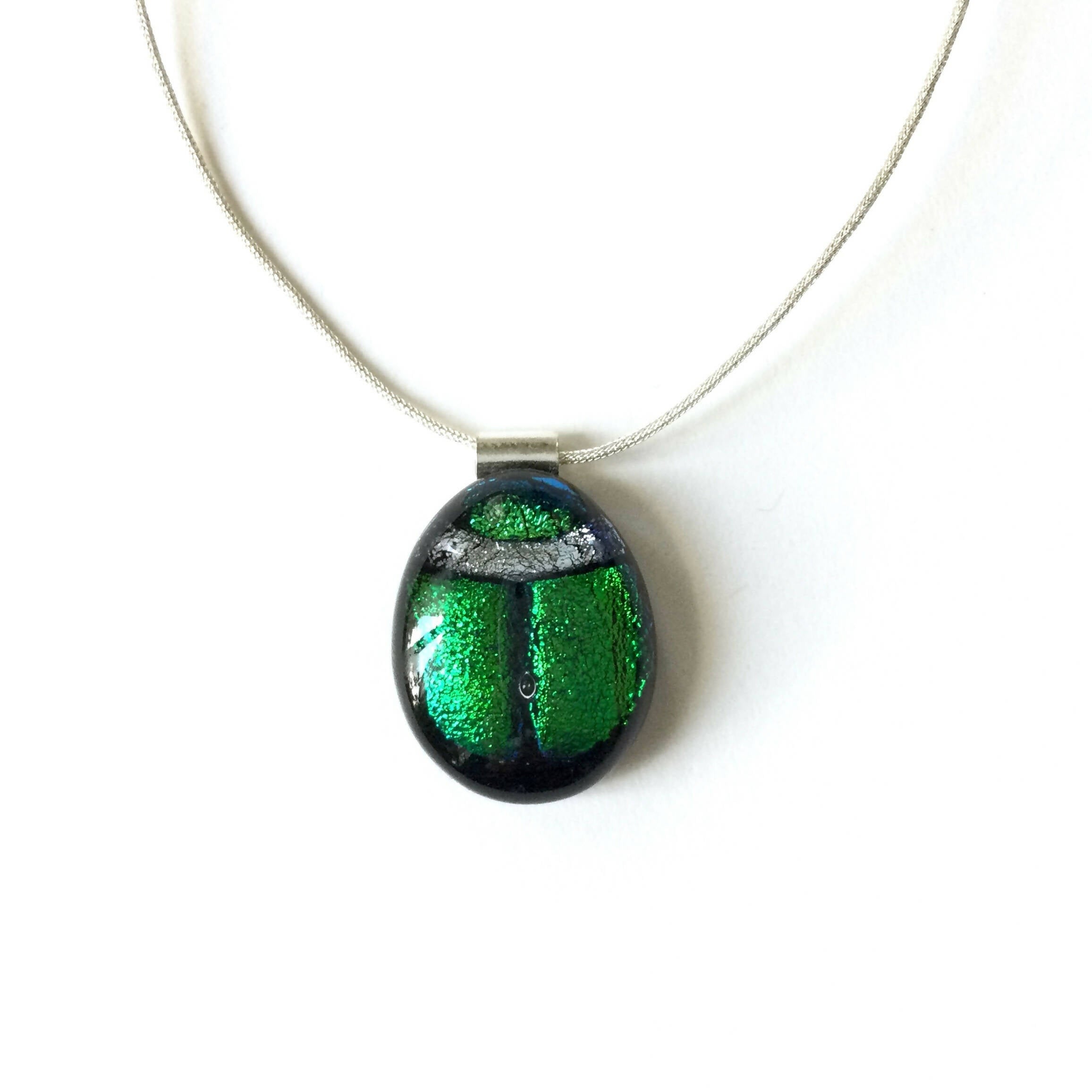Pendentif Scarabée émeraude | EMPREINTES Paris