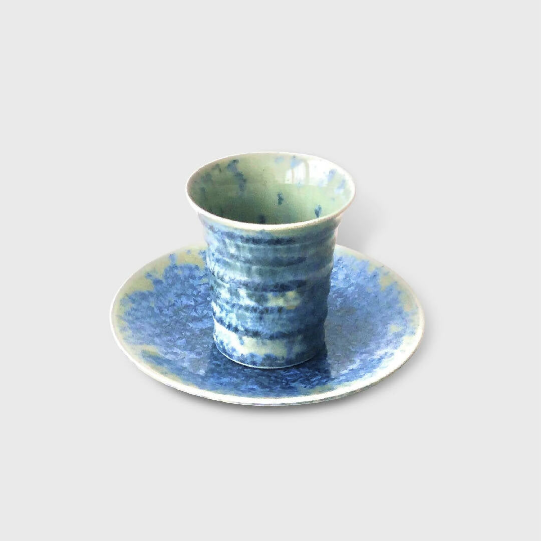 Tasse Café avec la soucoupe / Fleur de Mer | EMPREINTES Paris