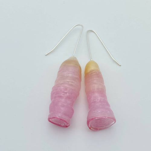 Boucles d'oreilles Sucre d'orge rose | EMPREINTES Paris - EMPREINTES Paris