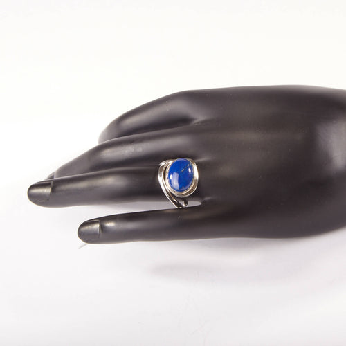 Bague VOLUPTIA en argent avec un Lapis lazuli. | EMPREINTES Paris - EMPREINTES Paris