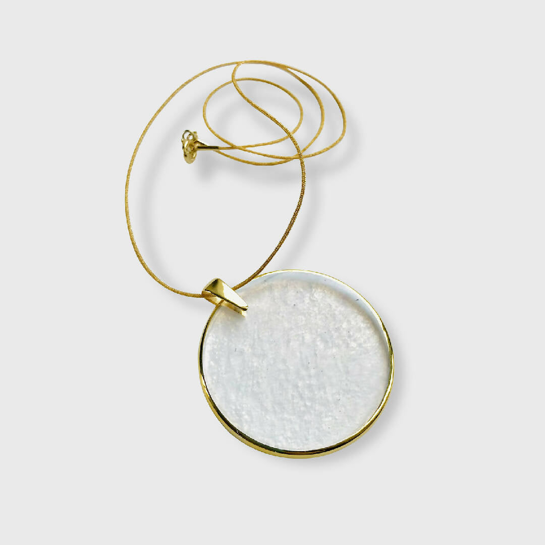 Collier ASTRE transparent reflet or | EMPREINTES Paris