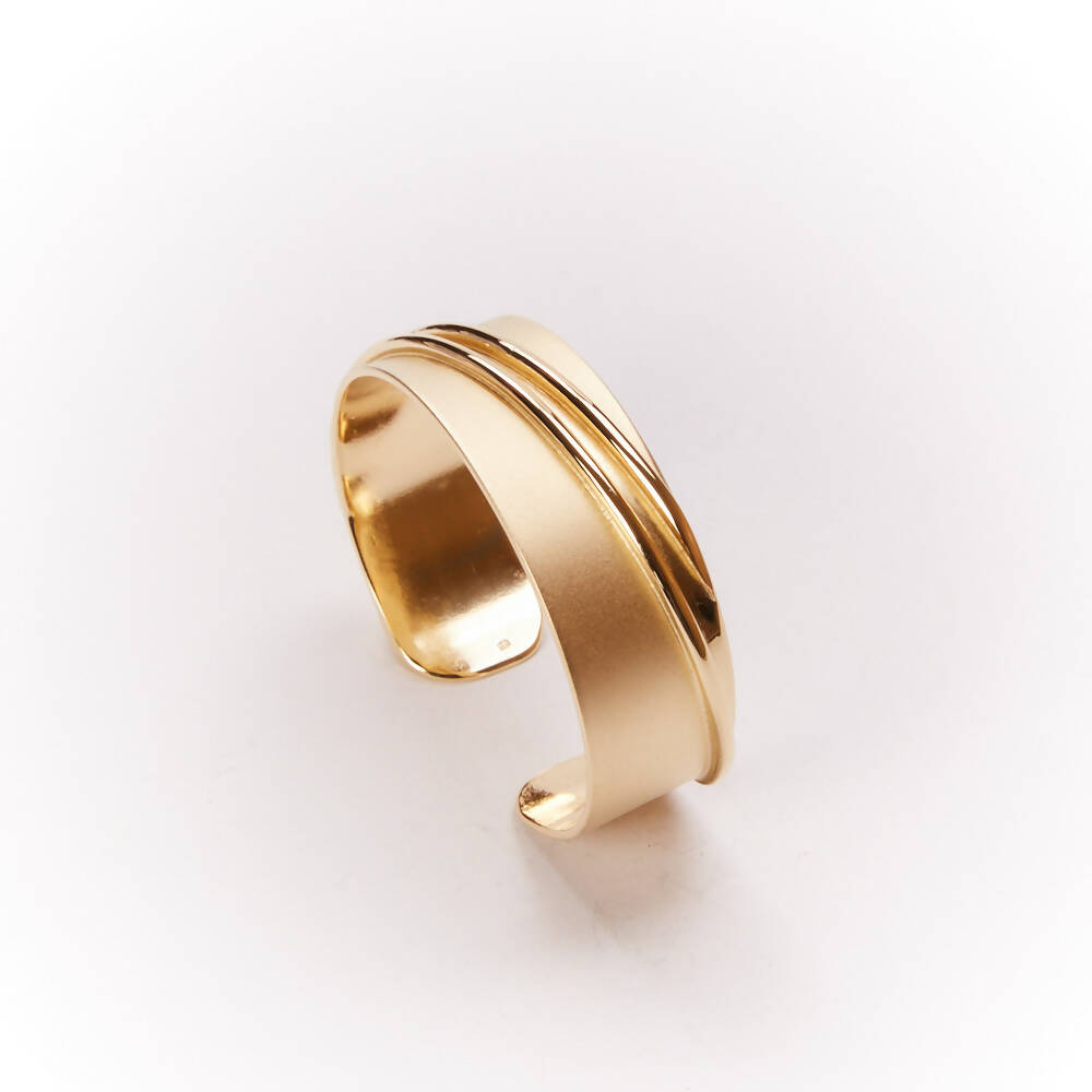 Bracelet LIGNE PURE plaqué or. | EMPREINTES Paris