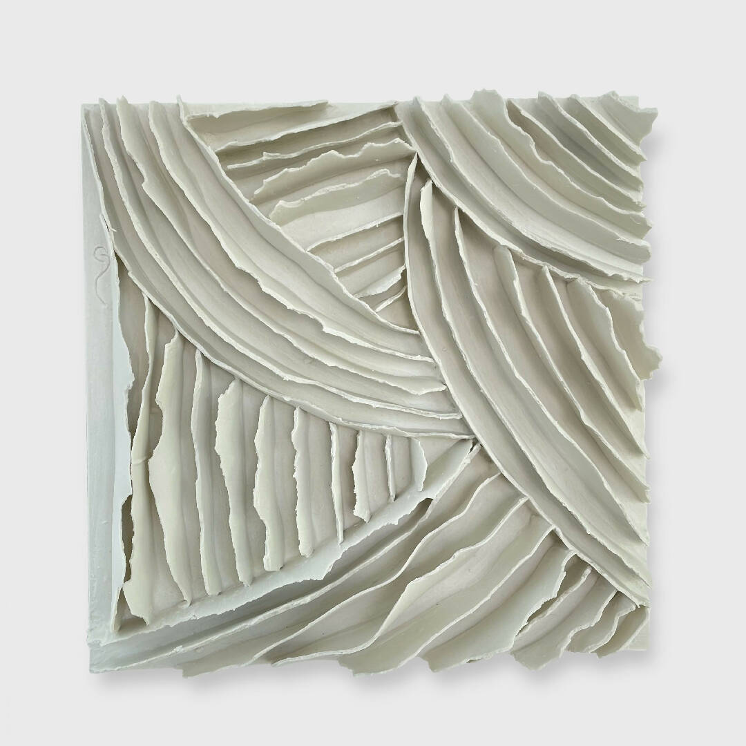 Bas relief tableau papier porcelaine collection écorce De ci-de là | EMPREINTES Paris | EMPREINTES Paris