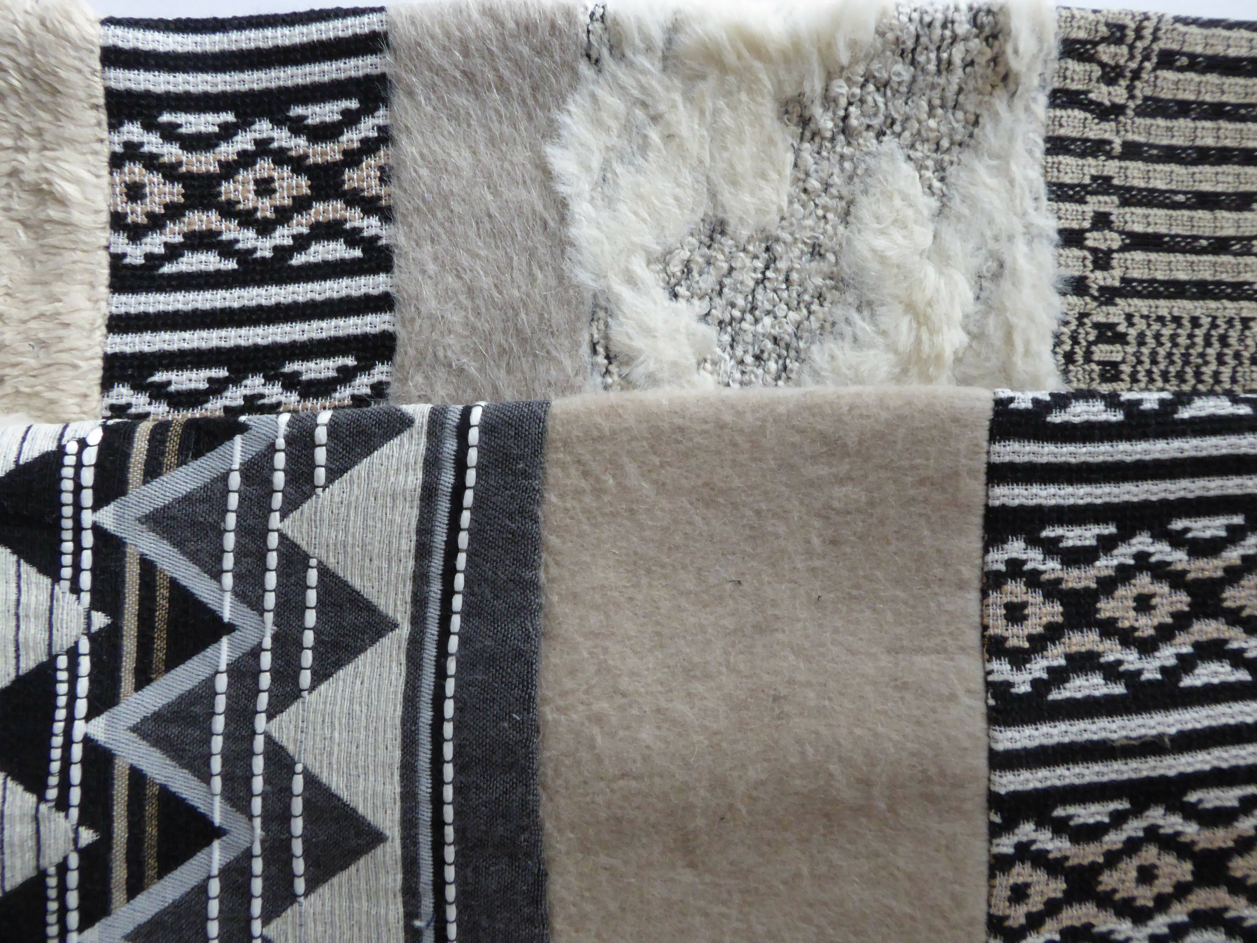 Écharpe hivernale femme- sable noir | EMPREINTES Paris