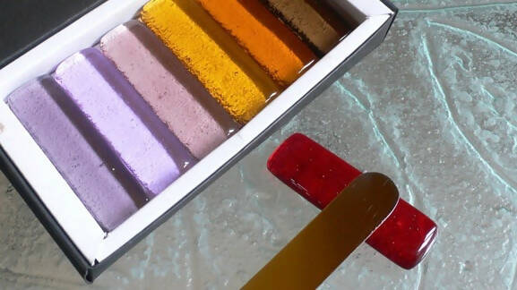 Coffret de 12 porte-couteaux barrettes multicolore | EMPREINTES Paris | EMPREINTES Paris