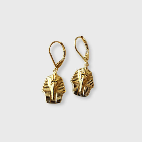 Boucles d’oreilles Toutânkhamon plaqué or | EMPREINTES Paris - EMPREINTES Paris