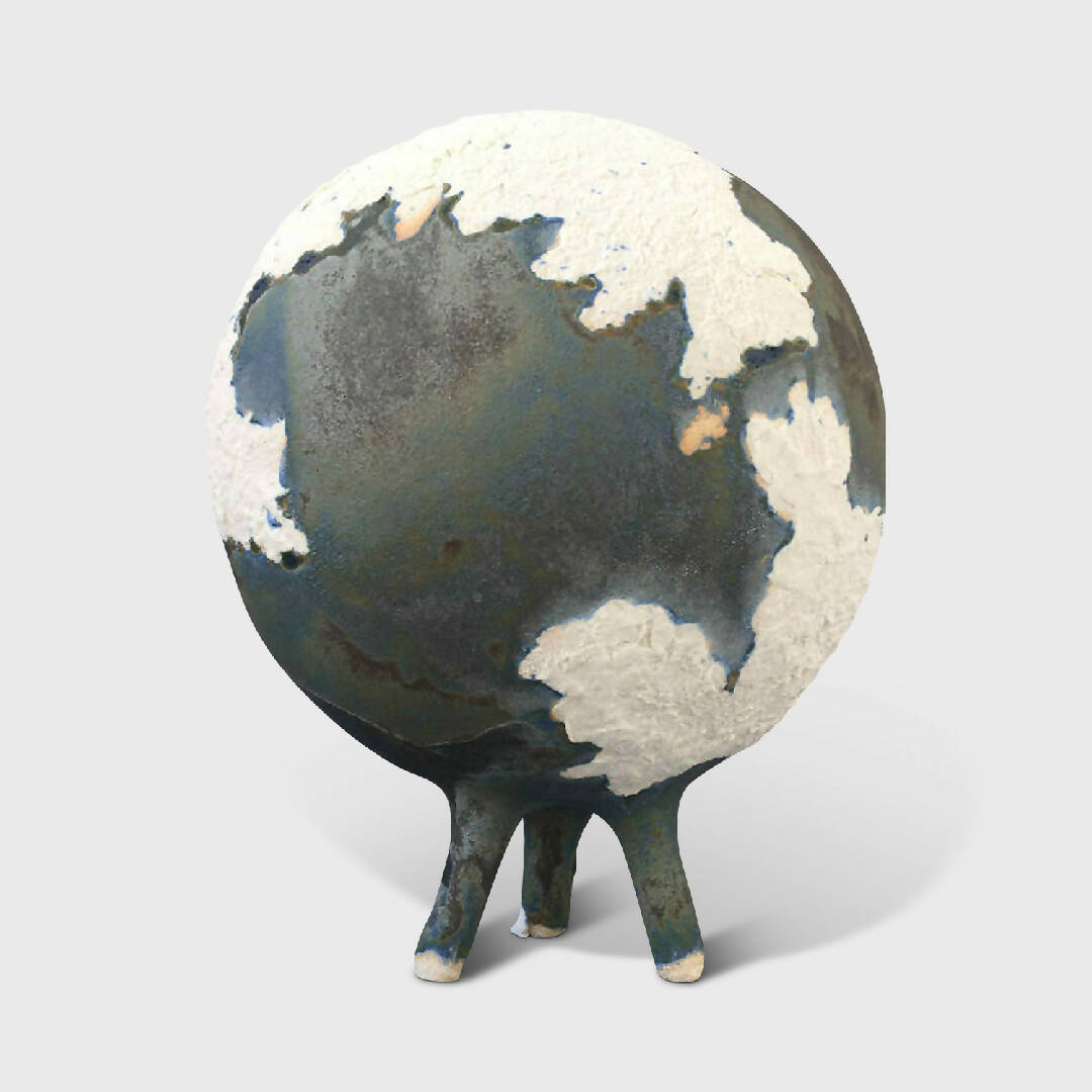 SOMA [R3PBTe402].1 - Sculpture en grès modelé émaillé et porcelaine | EMPREINTES Paris | EMPREINTES Paris