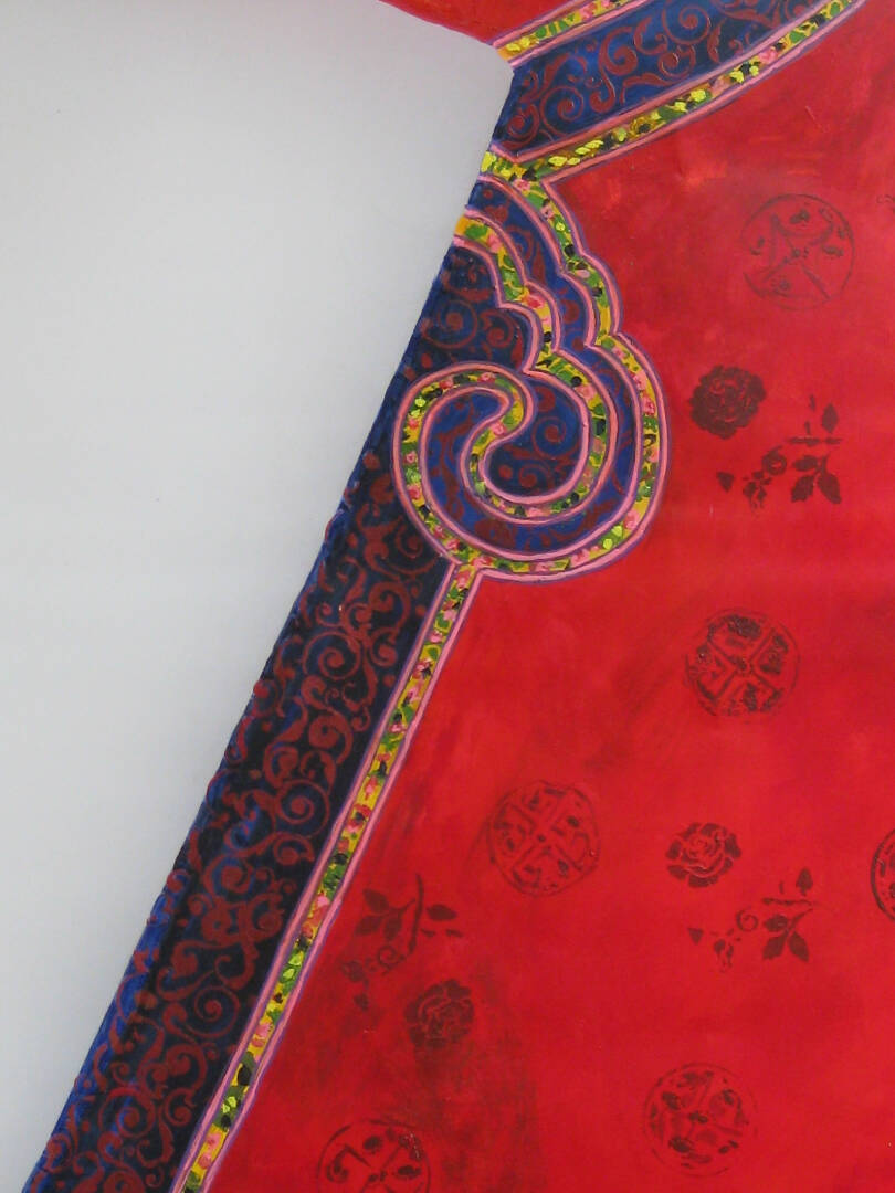 Peinture La robe chinoise rouge | EMPREINTES Paris | EMPREINTES Paris
