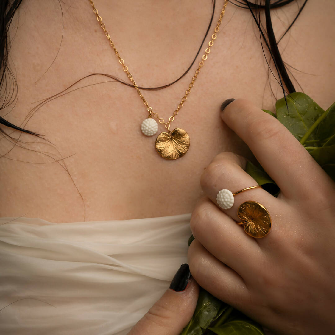 Collier Nymphéas Gri-gri | EMPREINTES Paris