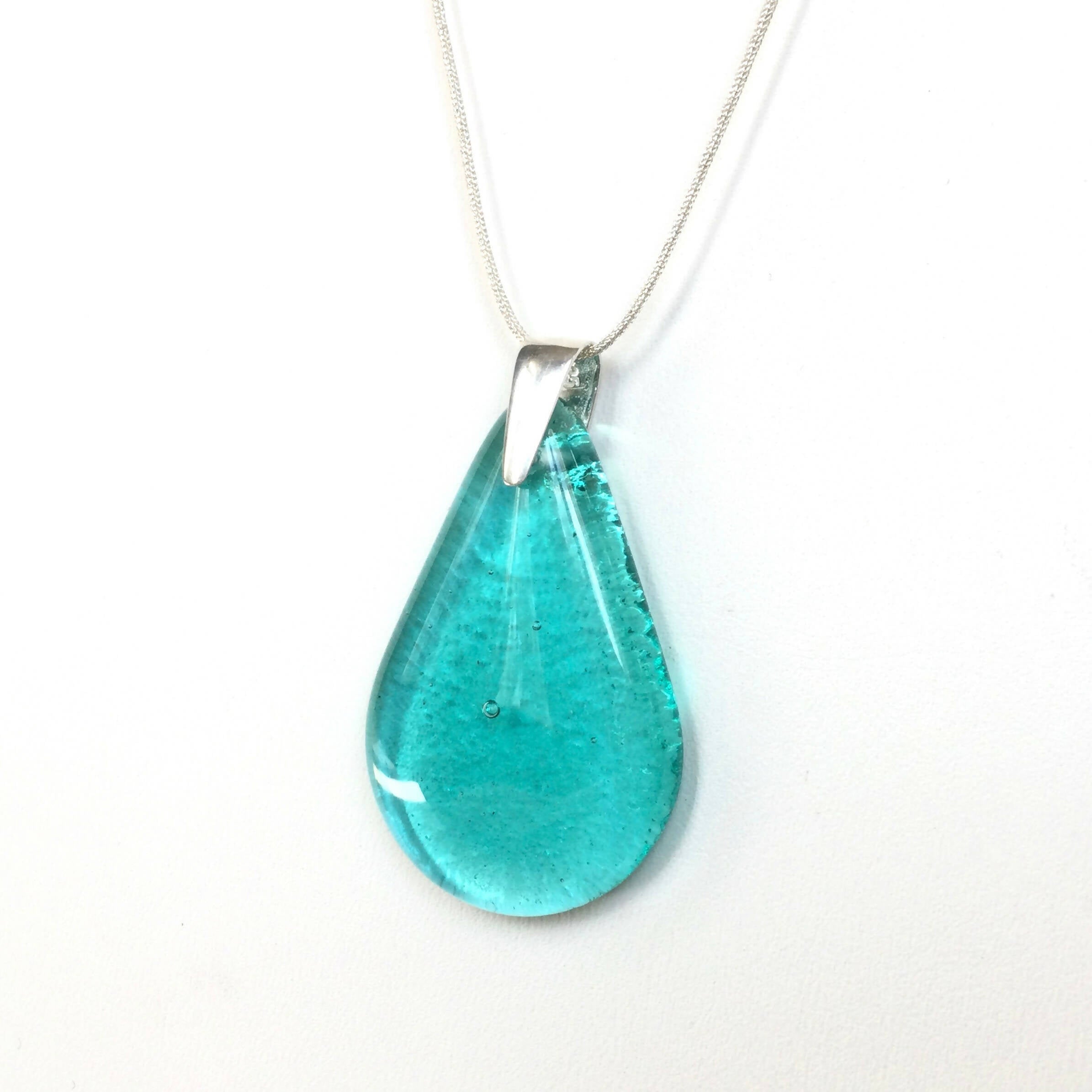 Pendentif GOUTTE vert d
