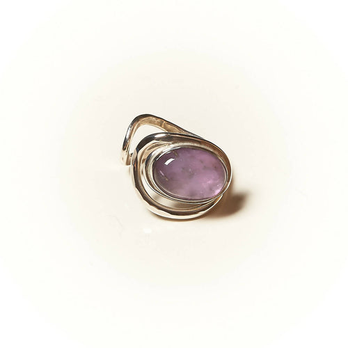 Bague VOLUPTIA en argent avec Améthyste. | EMPREINTES Paris - EMPREINTES Paris