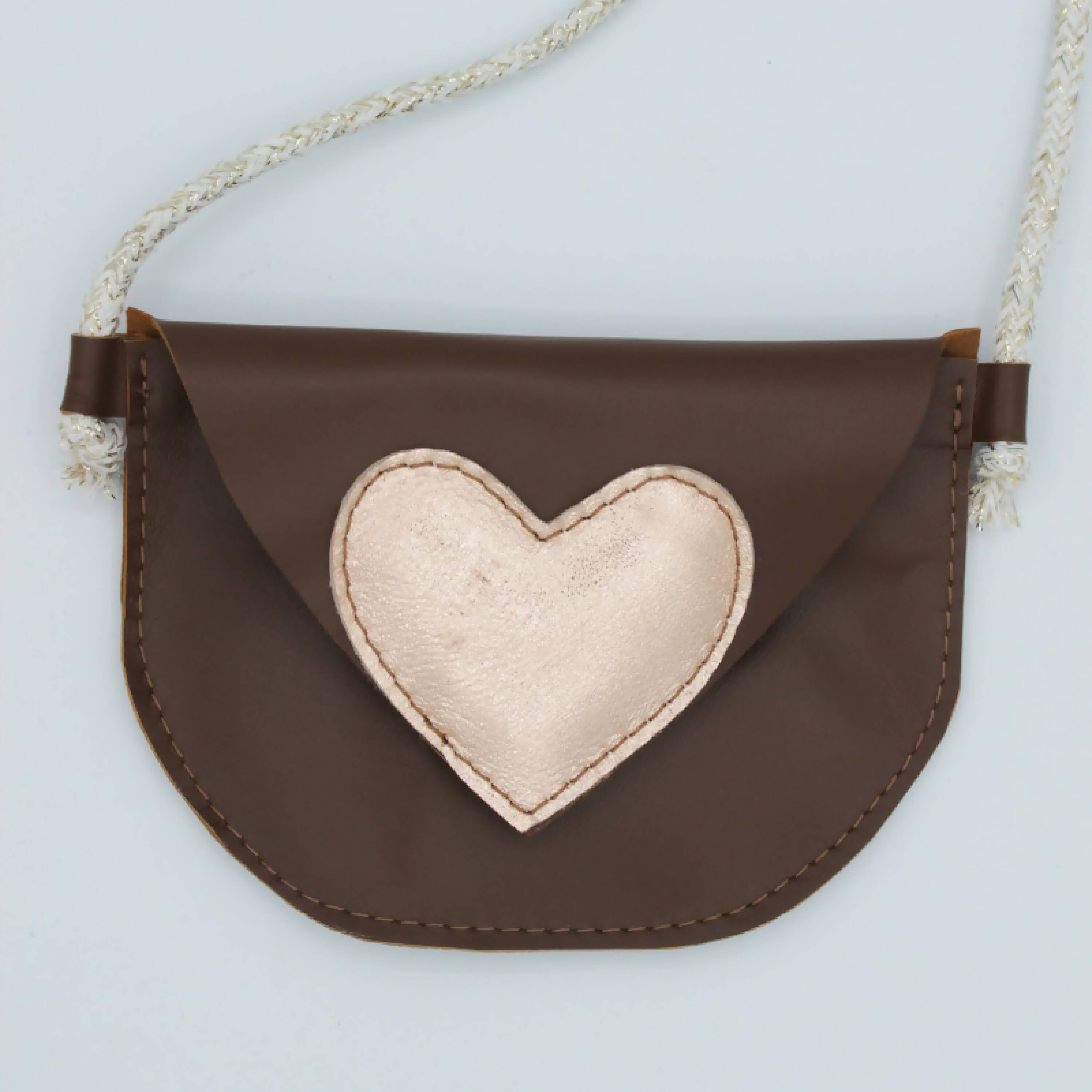 Le petit sac en cuir pour filles avec le cœur | EMPREINTES Paris | EMPREINTES Paris